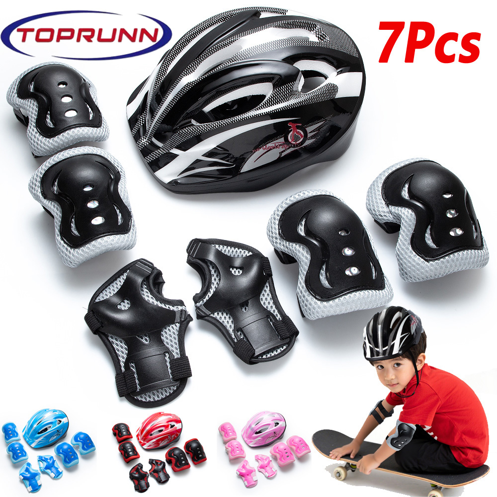 Cycling Gear For Kids - 7 in 1 Kids Protective Gear