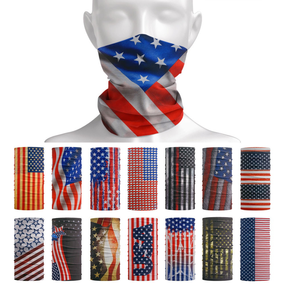 USA Flag Pattern Sun Protectiv - Cycling Gear For Men ulasan dan harga