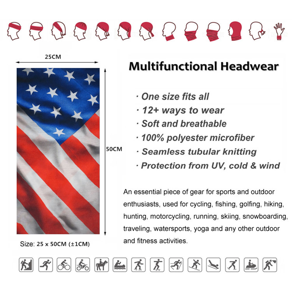 USA Flag Pattern Sun Protectiv - Cycling Gear For Men ulasan dan harga