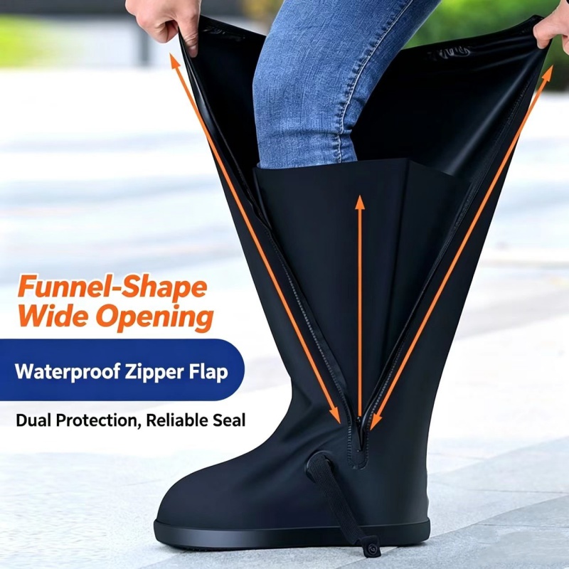 60 CM High Tube Waterproof Rai - Cycling Shoe Covers ulasan dan harga