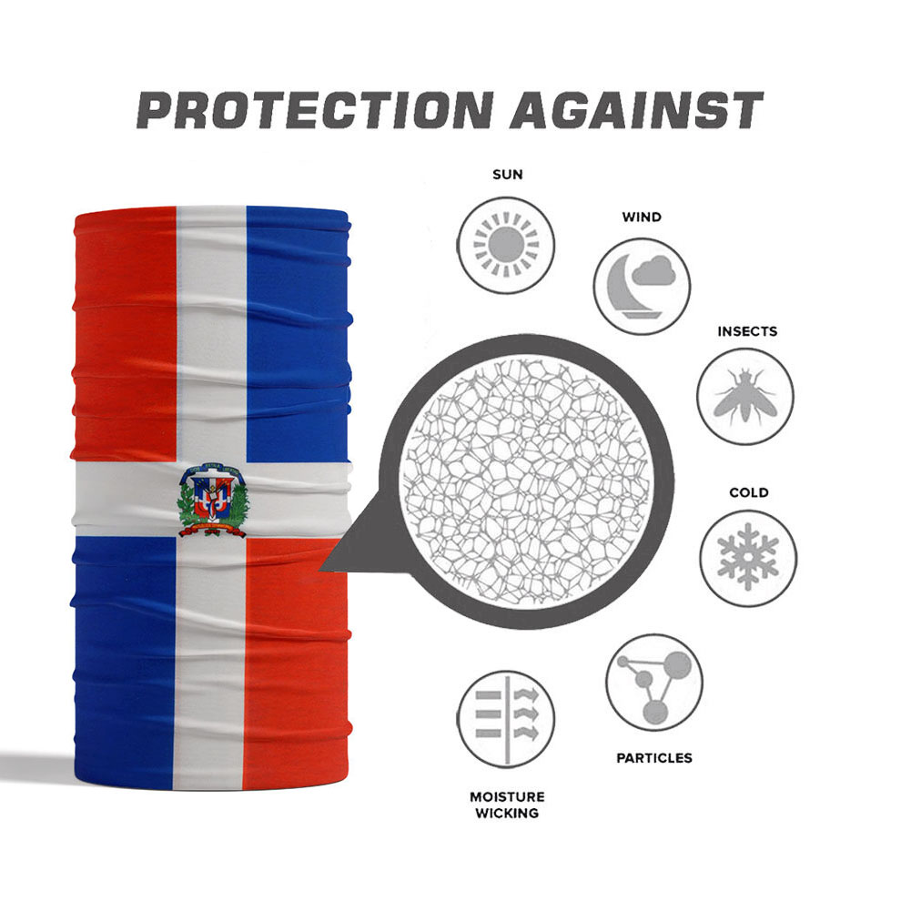 Dominica National Flag Bandana - Cycling Gear For Men ulasan dan harga