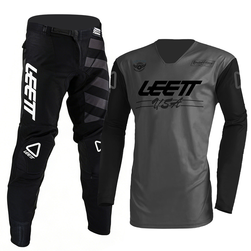 Motocross Gear Set Grey Name N - Cycling Gear Pants ulasan dan harga
