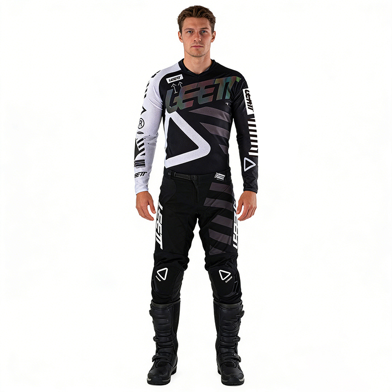 Motocross Gear Set Grey Name N - Cycling Gear Pants ulasan dan harga