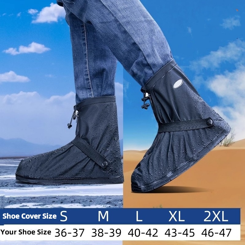 S-XXL Anti-Slip Waterproof Ove - Cycling Shoe Covers ulasan dan harga