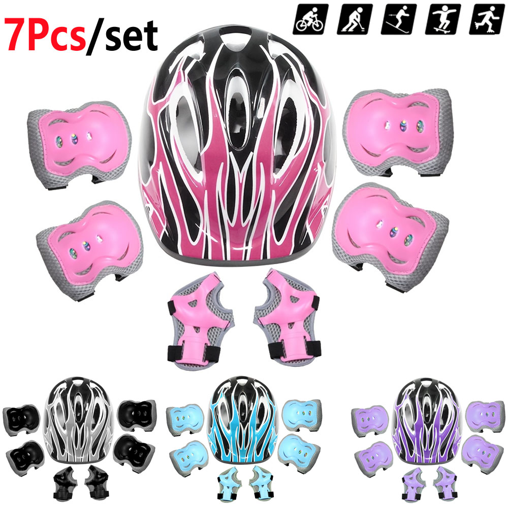 7Pcs Kids Bike Helmet,Toddler  - Cycling Gear For Kids ulasan dan harga