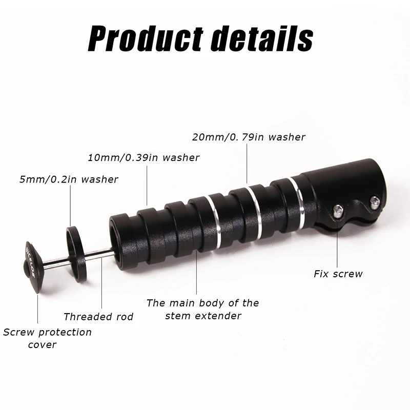 BUCKLOS Bike Handlebar Stem He - Bike Stem Riser ulasan dan harga