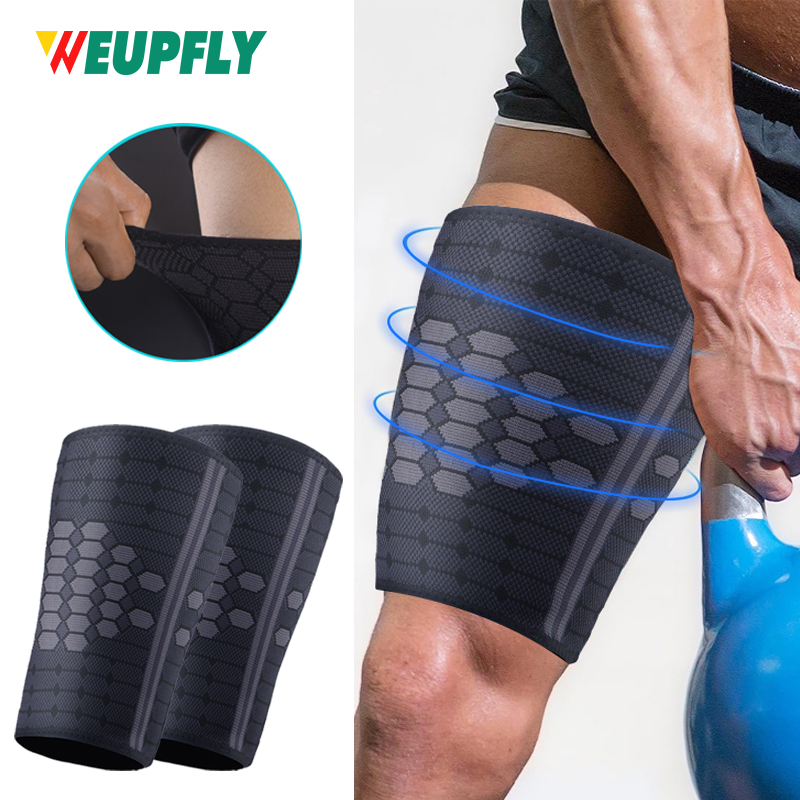 1Pair Thigh Compression Sleeve - Cycling Quads ulasan dan harga