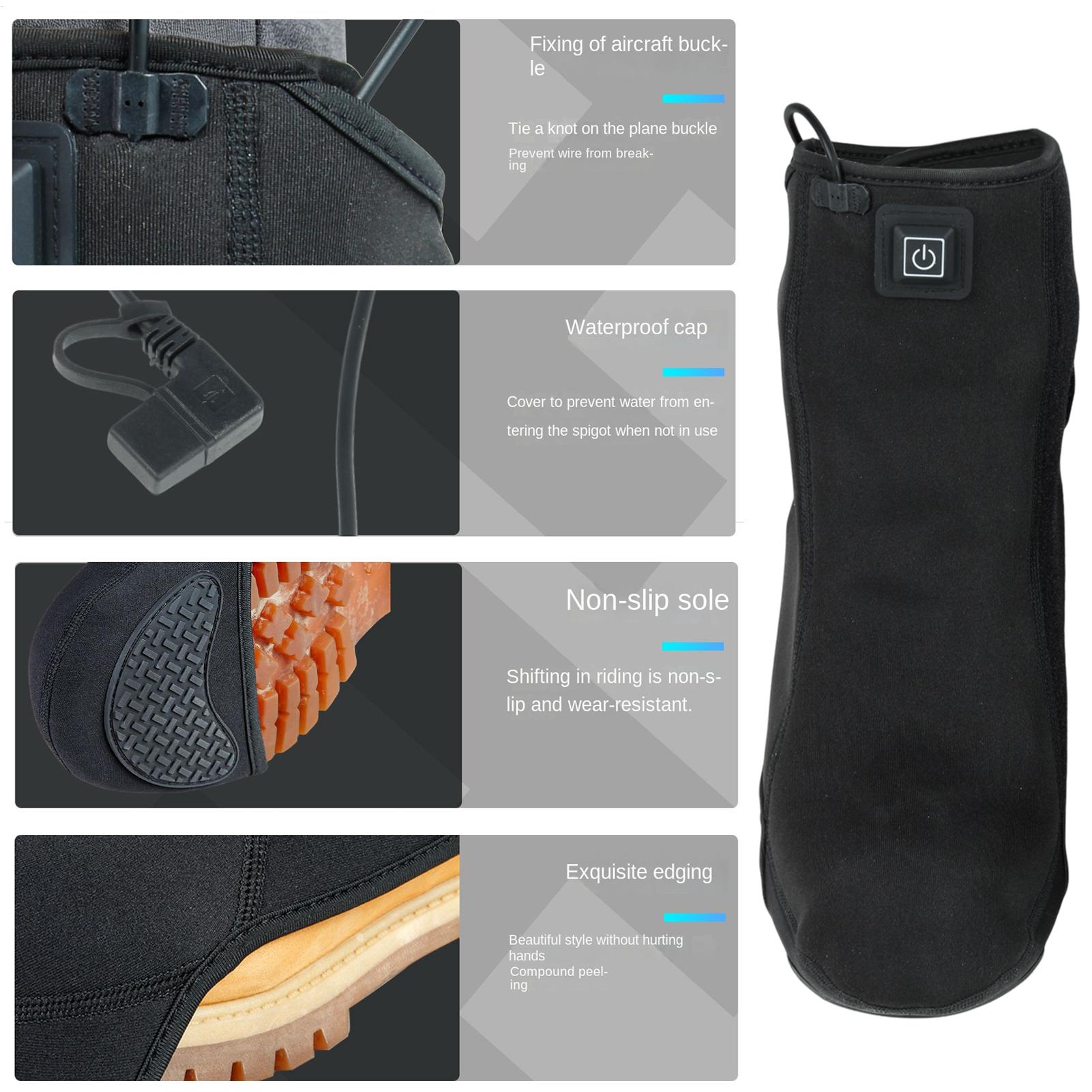 Heated Cycling Shoe Covers 3-L - Cycling Shoe Covers ulasan dan harga