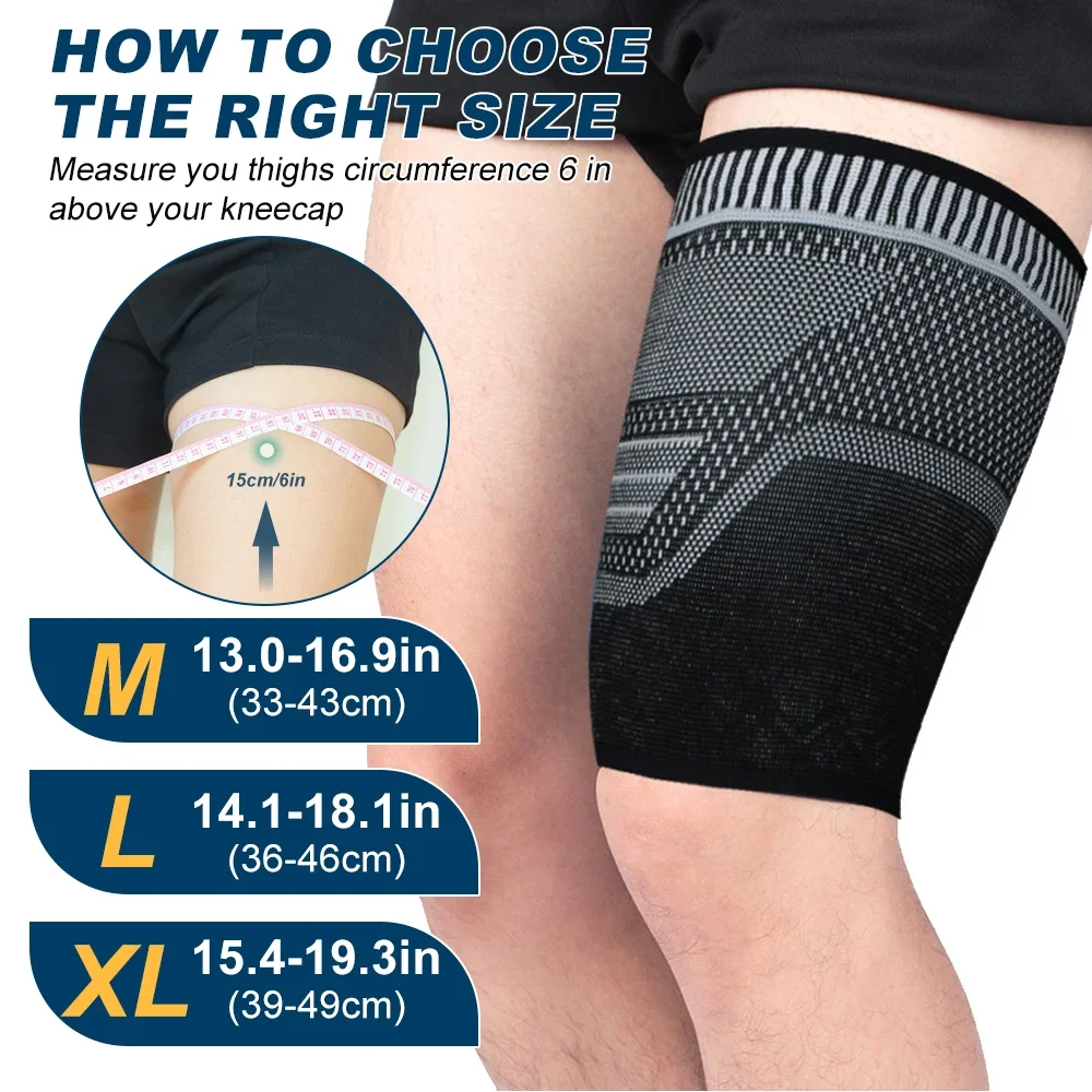Sports Thigh Compression Sleev - Cycling Quads ulasan dan harga