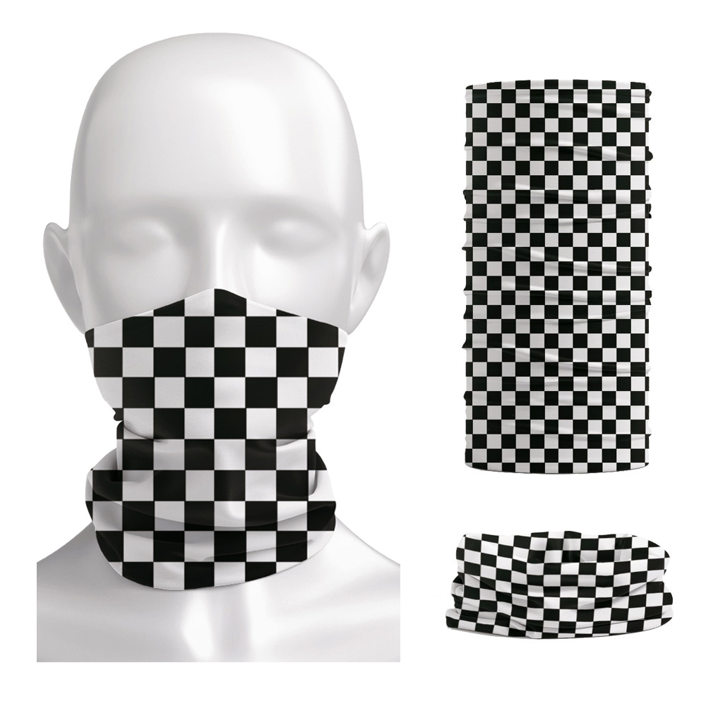 Checkered Ska Printed Headband - Cycling Gear For Men ulasan dan harga